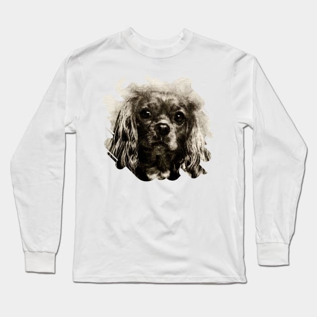 Cavalier King Charles Spaniel Long Sleeve T-Shirt by Nartissima